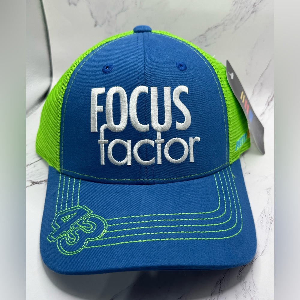 Erik Jones # 43 Focus Factor NASCAR racing petty gms SnapBack New